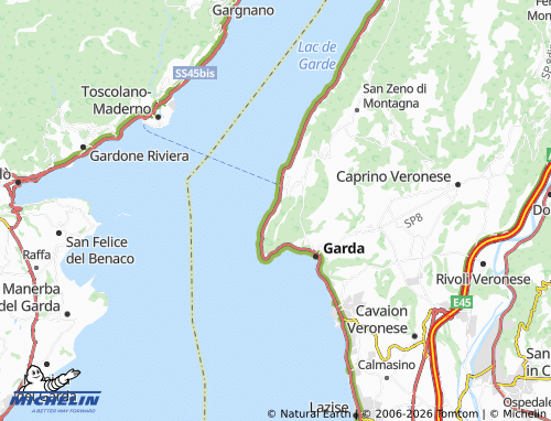 MICHELIN Acque Fredde map - ViaMichelin