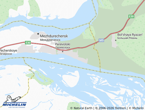 MICHELIN-Landkarte Lada SNT - ViaMichelin