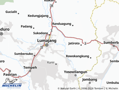 MICHELIN-Landkarte Boreng - ViaMichelin