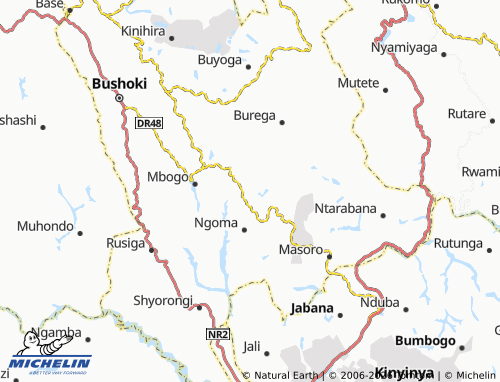 Mapa MICHELIN Cyinzuzi - ViaMichelin