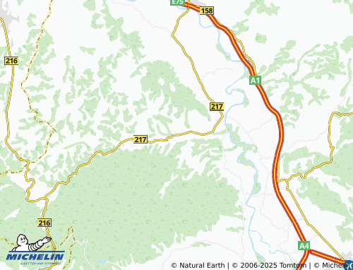 MICHELIN Loćika map - ViaMichelin