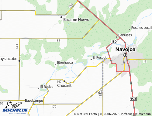 Mappa MICHELIN Aquichopo - ViaMichelin
