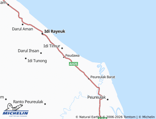 Mapa MICHELIN Paya Dua - ViaMichelin