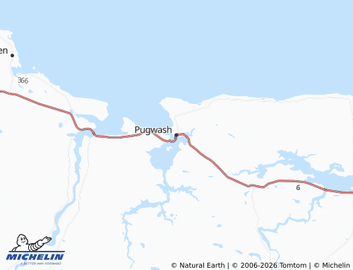 Mapa MICHELIN Pugwash - ViaMichelin