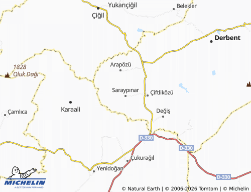 MICHELIN Saraypınar map - ViaMichelin