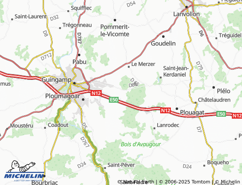 Mapa MICHELIN Guern ar Punso - ViaMichelin
