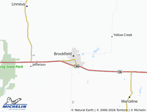 Mapa MICHELIN Brookfield - ViaMichelin