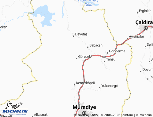 Mappa MICHELIN Görecek - ViaMichelin