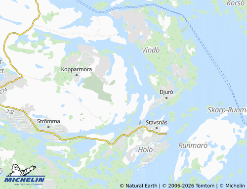 MICHELIN Björkvik map - ViaMichelin