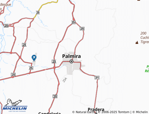 MICHELIN Las Mercedes map - ViaMichelin