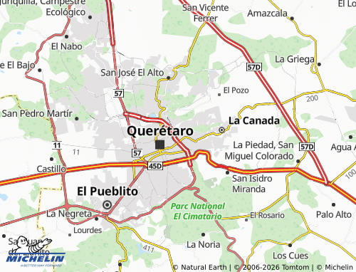 MICHELIN-Landkarte Calesa Segunda Sección - ViaMichelin