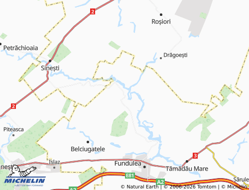 Mappa MICHELIN Măriuța - ViaMichelin
