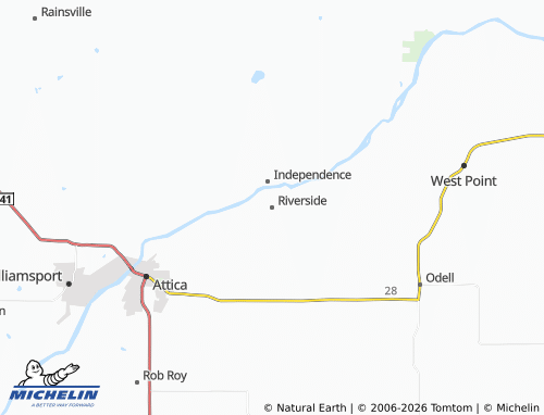 Mappa MICHELIN Riverside - ViaMichelin
