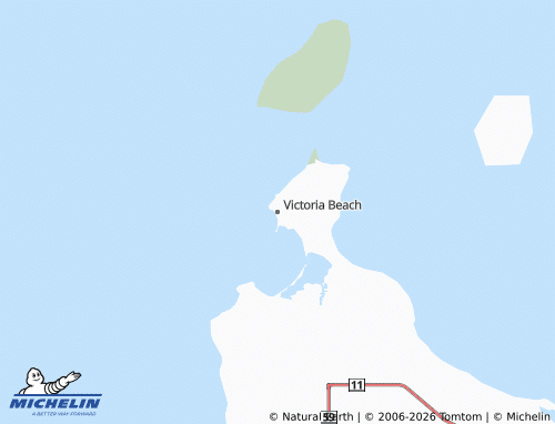 Mapa MICHELIN Victoria Beach - ViaMichelin