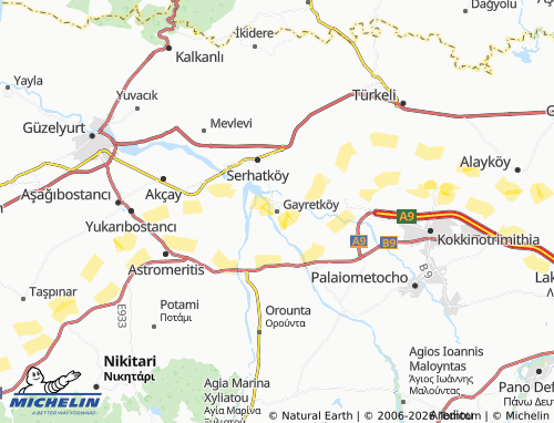 MICHELIN-Landkarte Gayretköy - ViaMichelin