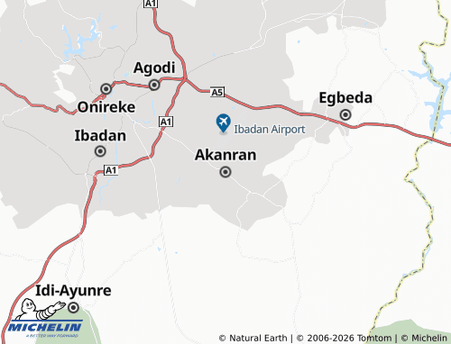 Mapa MICHELIN Akanran - ViaMichelin