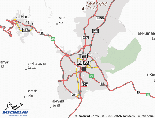 Carte MICHELIN al-Rabwah - ViaMichelin