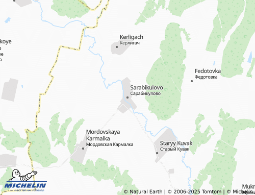 Kaart MICHELIN Sarabikulovo - ViaMichelin