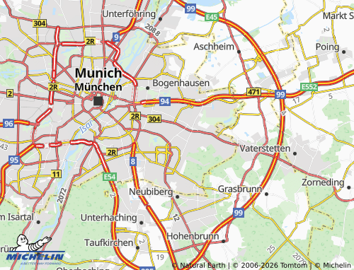 Mappa MICHELIN Trudering-Riem - ViaMichelin