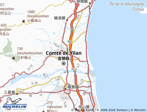 MICHELIN Zhuangwei Township map - ViaMichelin