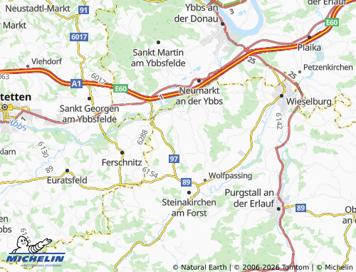 MICHELIN-Landkarte Amesbach - ViaMichelin