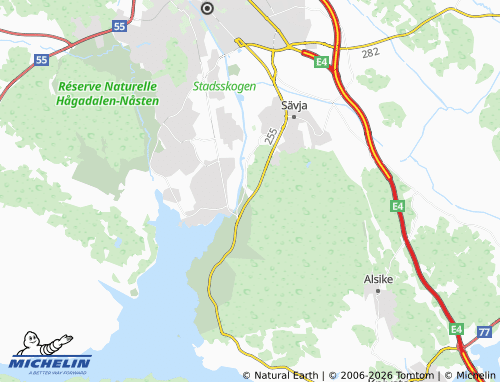 MICHELIN Lugnet map - ViaMichelin