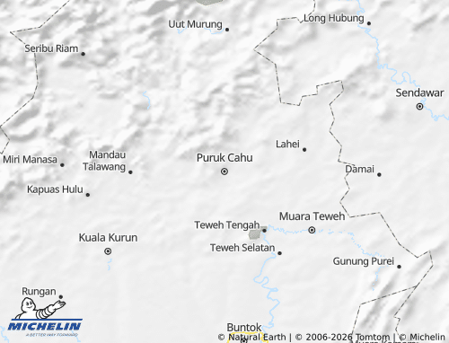 MICHELIN Murung Raya map - ViaMichelin
