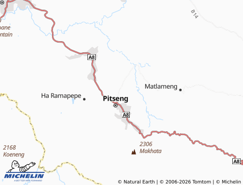Carte MICHELIN Ha Mphenyeke - ViaMichelin