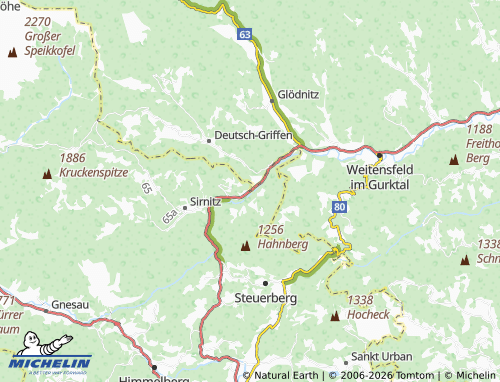 Mapa MICHELIN Spitzwiesen - ViaMichelin