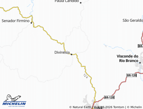 Carte MICHELIN Divinésia - ViaMichelin