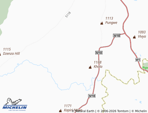 MICHELIN Mwimba map - ViaMichelin