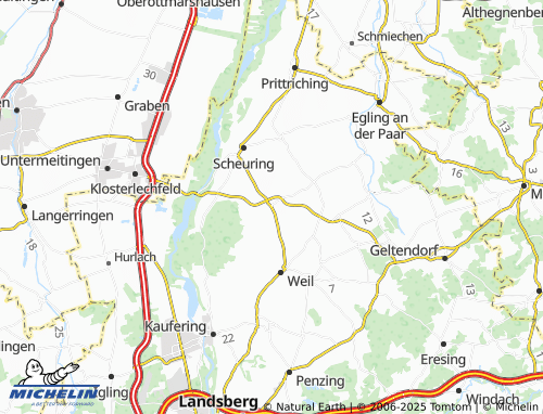 MICHELIN Beuerbach map - ViaMichelin