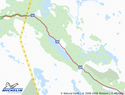 MICHELIN Fjällnäs map - ViaMichelin