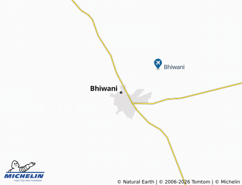 MICHELIN-Landkarte Bhiwani - ViaMichelin