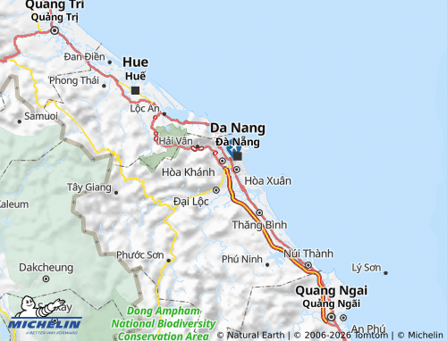 MICHELIN-Landkarte Hòa Vang - ViaMichelin