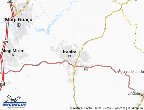 MICHELIN Jardim Magali map - ViaMichelin