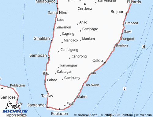 MICHELIN Canang map - ViaMichelin