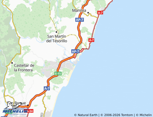 Mappa MICHELIN Torreguadiaro - ViaMichelin