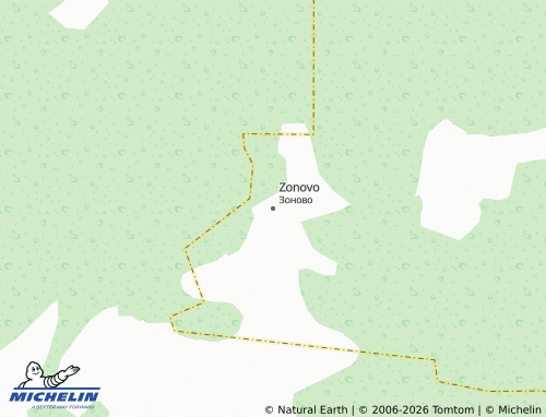 MICHELIN-Landkarte Zonovo - ViaMichelin