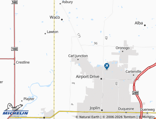 Mapa MICHELIN Carl Junction - ViaMichelin