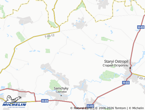 Mapa MICHELIN Malyshivka - ViaMichelin