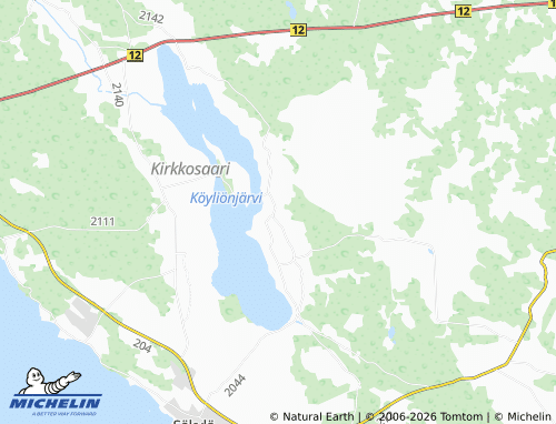 Carte MICHELIN Yttilä - ViaMichelin