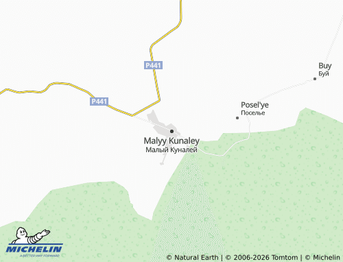 MICHELIN-Landkarte Malyy Kunaley - ViaMichelin