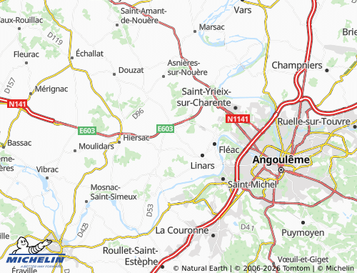 Mapa MICHELIN Moulède - ViaMichelin
