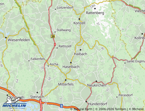 MICHELIN Radmoos map - ViaMichelin