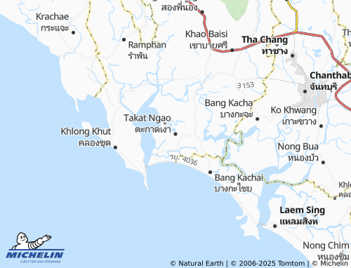 MICHELIN Takat Ngao map - ViaMichelin