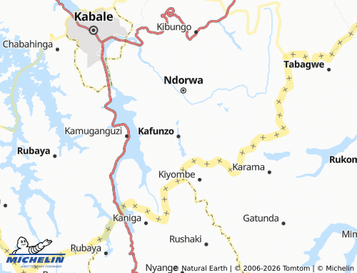 Mapa MICHELIN Kafunzo - ViaMichelin