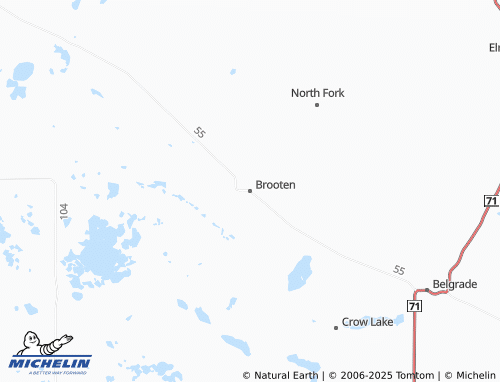 MICHELIN Brooten map - ViaMichelin