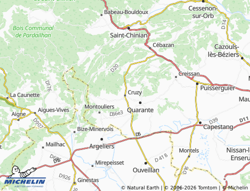 Mappa MICHELIN Cruzy - ViaMichelin