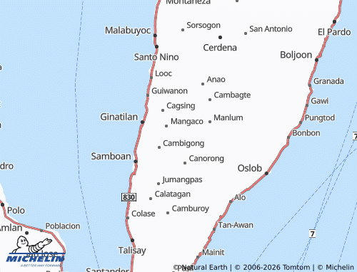 Mappa MICHELIN Canorong - ViaMichelin